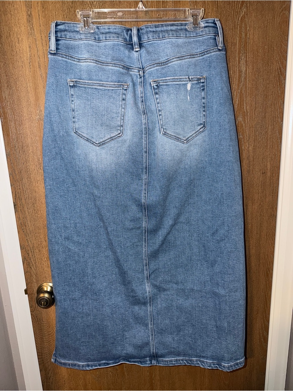 Arula Denim Midi Skirt XL – Classic Blue Wash NWT - Picture 3 of 4